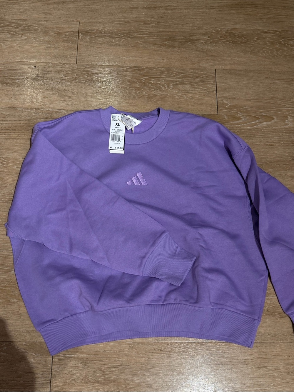 NWT Adidas Purple Sweatset
